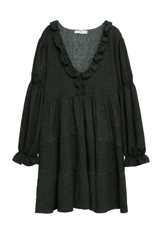 Mango Robe manches froncées (M9121C4NO-N11) Women