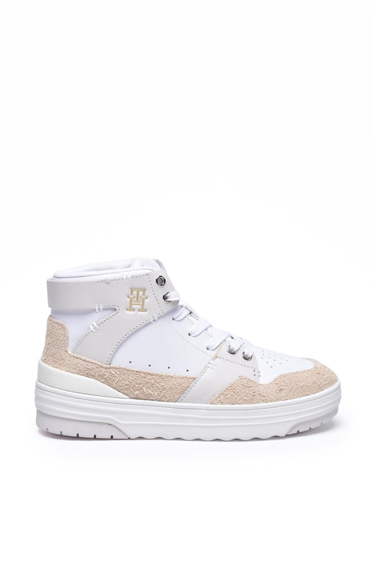 TOMMY HILFIGER sneakers WHITE/BEIGE (260014-1064) Women