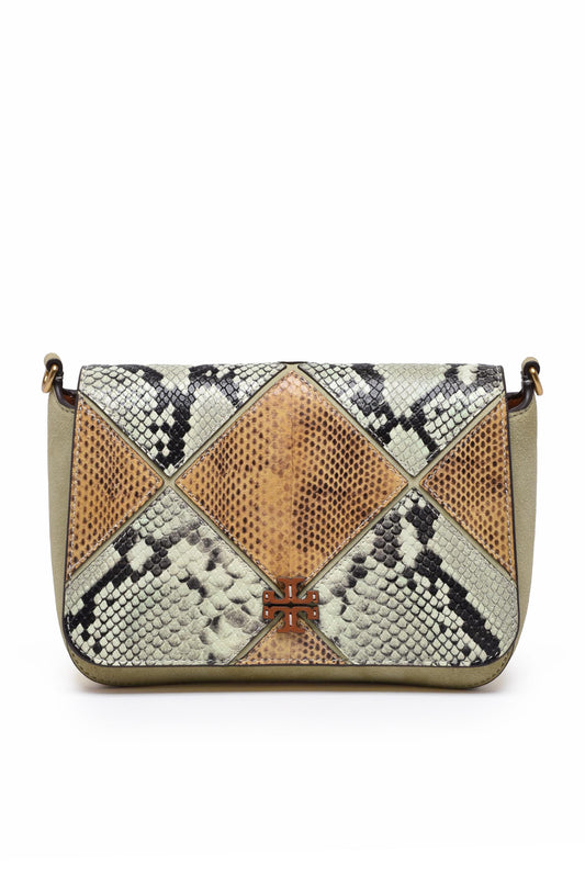 TORY BURCH shoulder bag GREEN/BEIGE (261556-1432) Women