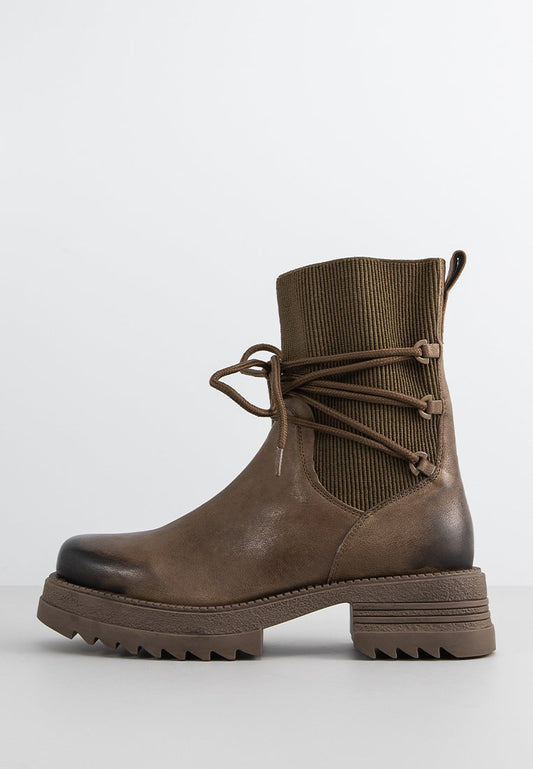 Lazamani Boots Khaki (ZZO1SC003-N00) Women