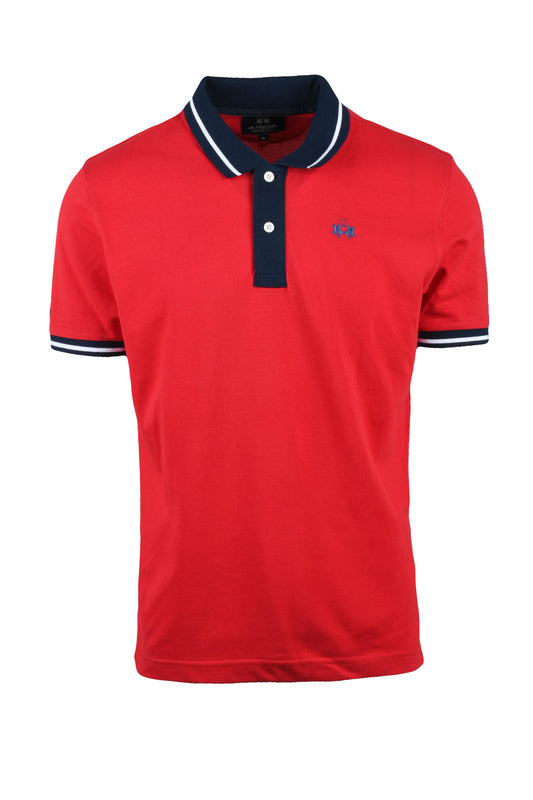 LA MARTINA* polo RED/BLUE (264633-1108) Men