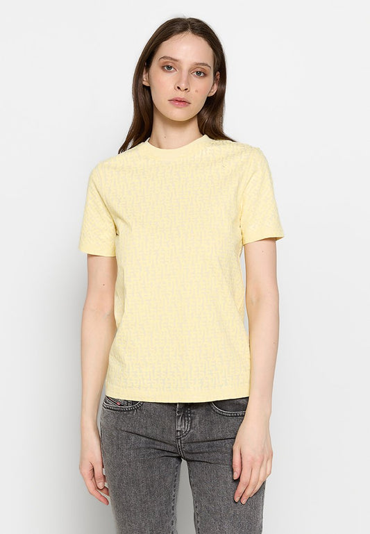 Diesel T REG MONO MAGLIETTA Light Yellow (ZZO2F2Y82-E00) Women