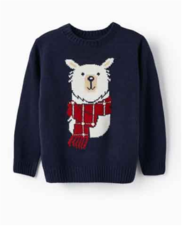 Zippy Sweat Knit Xmas Dark Blue (31056150006) Kids
