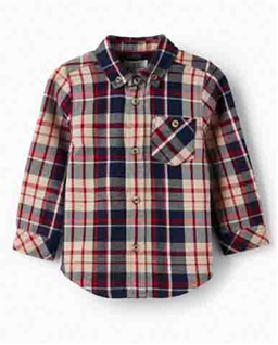 Zippy Shirt Checks Twill Dark Blue (31056923006) Kids