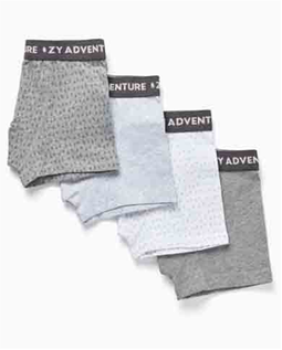 Zippy P4 Boxers Jers Elast Mixed (31057265035) Kids