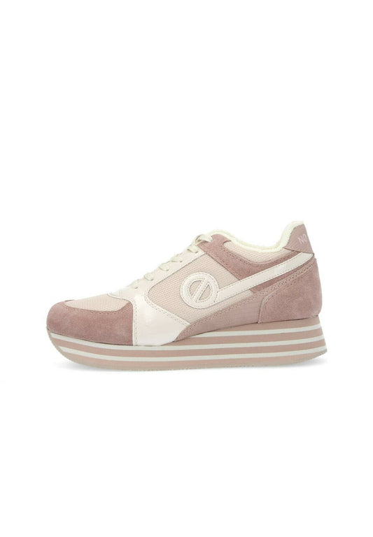 No Name Baskets à semelle compensée PARKO JOGGER SH.MSH/SDE/NACR Pink (NO811A0CP-J11) Women