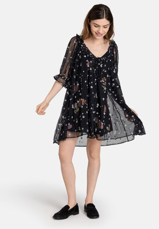 Free People Dress WITH LOVE Black (FP021C0DI-Q11) Women
