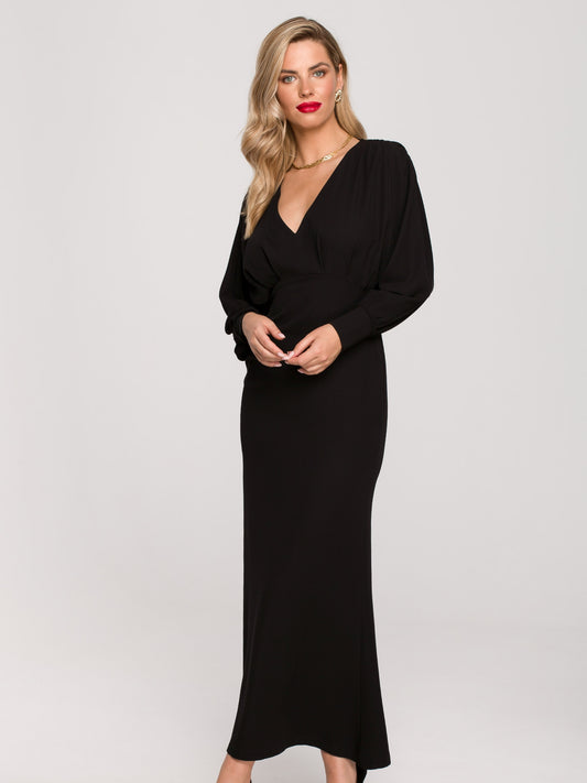 Makover Dress (DRESS_K143_BLACK) Women