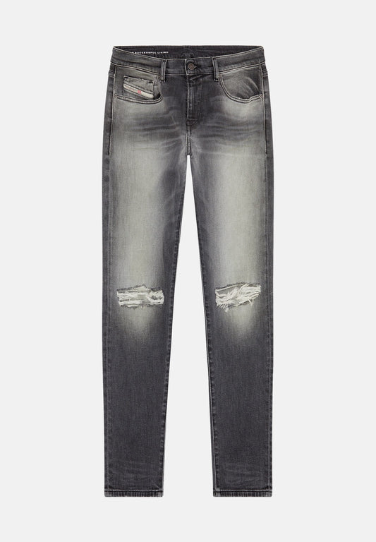 Diesel 2019 D STRUKT 09G03 Slim Jeans Light Grey (DI122G13H-C11) Men