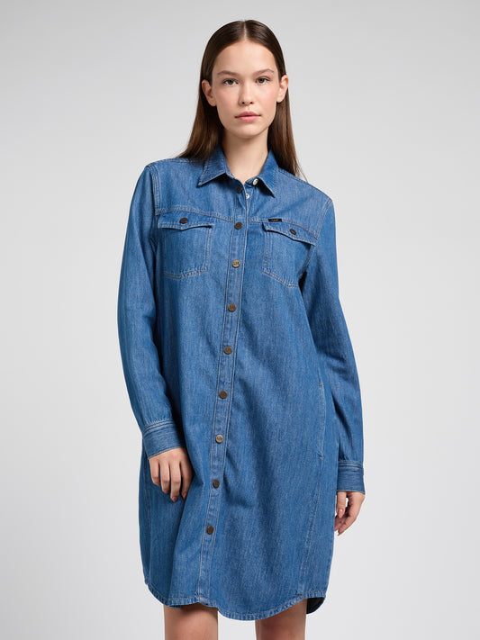 Lee Dress (112351139_BLUE) Women