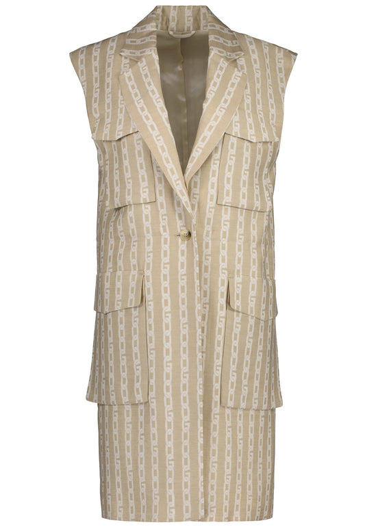 Chain Jacquard Waistcoat Women