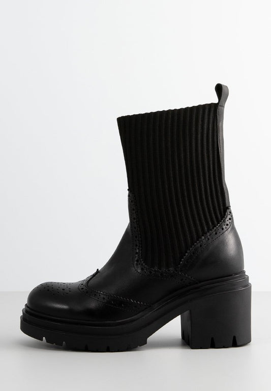 Inuovo Boots Black (ZZO1RXH32-Q00) Women