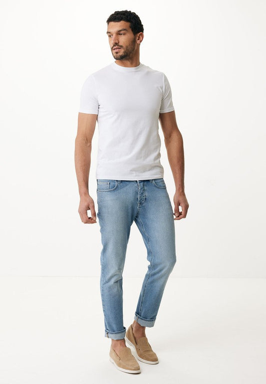 Mexx Denim pants STEVE Mid waist/ Straight leg jeans White Denim (ME422G029-K11) Men
