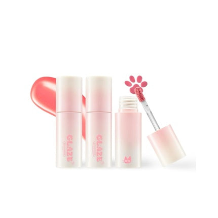 Black Rouge Chewy Lip Glaze High Shine Lip Gloss Korean Beauty Gz02 Fig Fuzz 3.5 Grams
