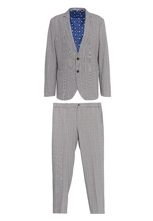 2p/c seersucker check Men