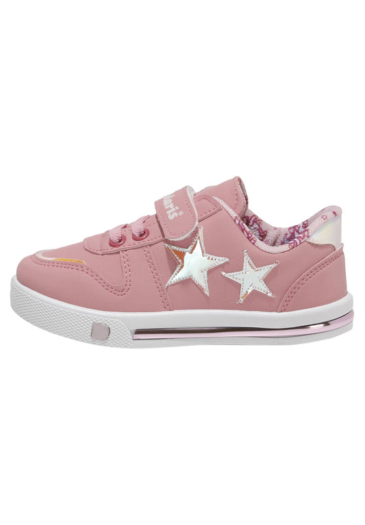 Polaris GIRL PINK BASIC SNEAKER HOOK AND LOOP SHOES 615137.P1FX Pink (P3A13D000-J11) Kids