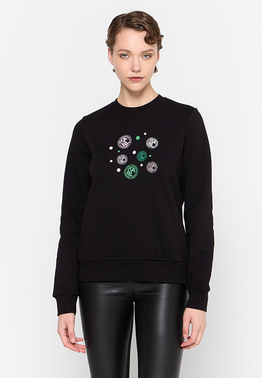 PLACED PRINT SWEATSHIRT Women