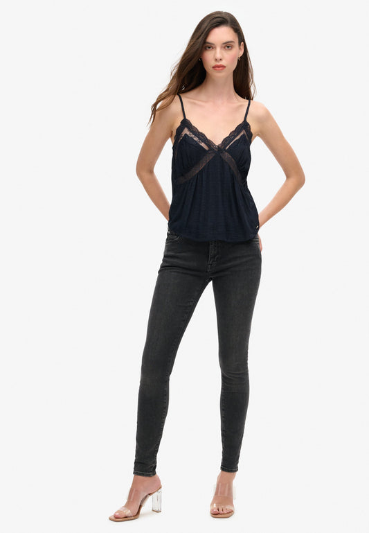 Superdry Ibiza Sheer Lace Cami Top... Women