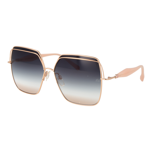Ana Hickmann Square Sunglasses Gold (26000414) Women