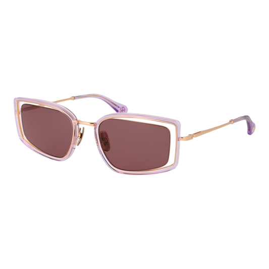 Ana Hickmann Rectangle Sunglasses Purple (26000436) Women