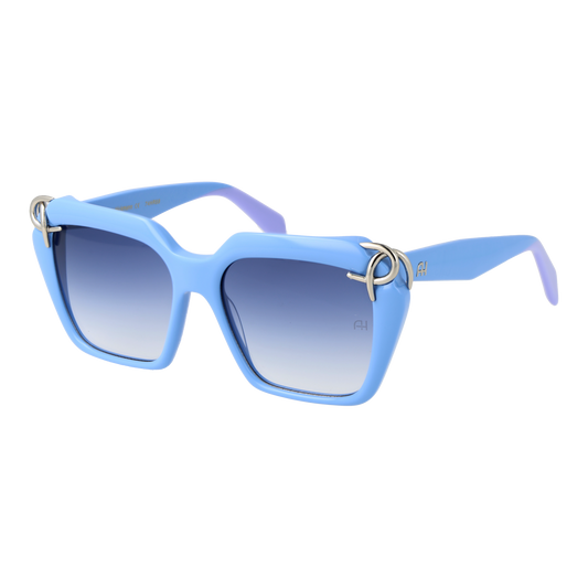 Ana Hickmann Square Sunglasses Blue (26000822) Women