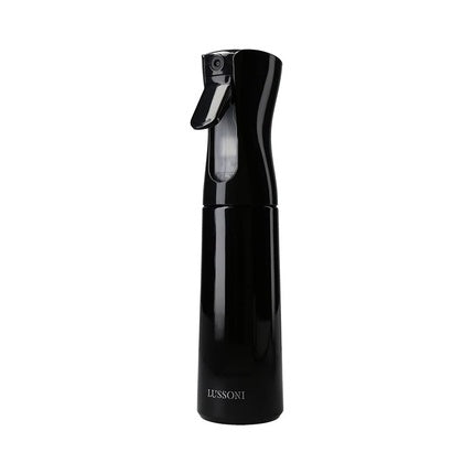 Lussoni Hair Spray Bottle for Salon Styling 300ml Black