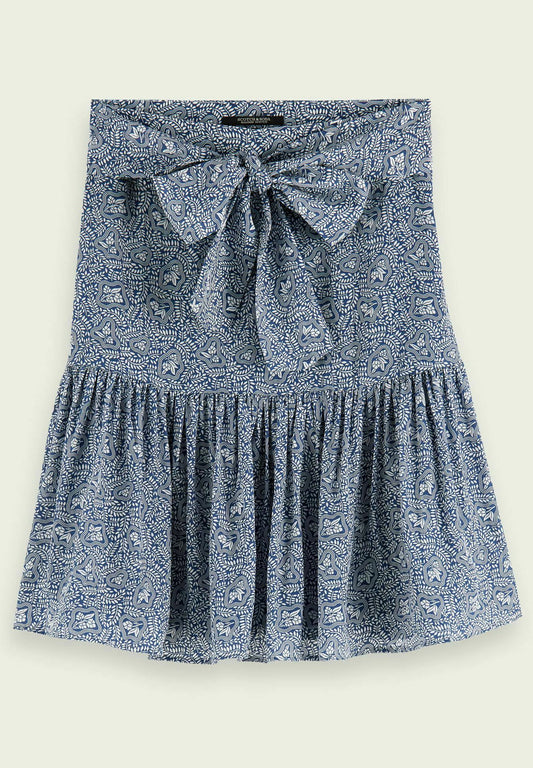 Scotch & Soda Printed mini skirt Women