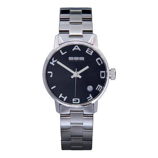 666Barcelona Quartz Watch Silver (666-276) Unisex