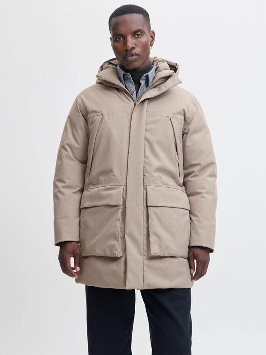 Jack & Jones Premium JPRCCMOON MELANGE PARKA LN Delicioso (12284883-Delicioso) Men