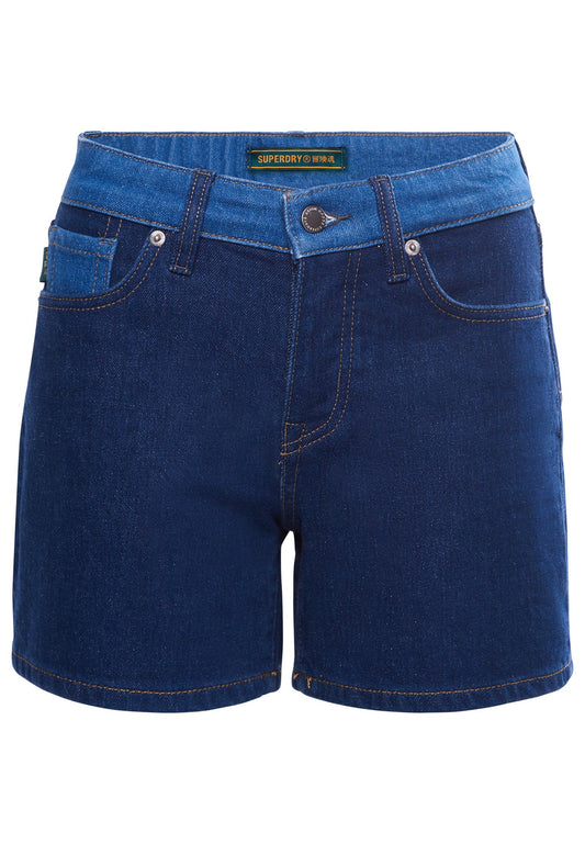 Superdry Mid Rise Slim Shorts Women