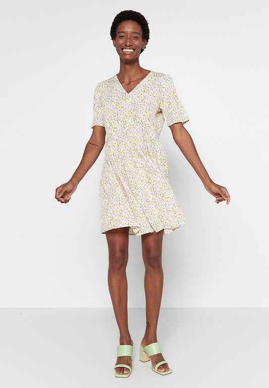 JDYEVELYN S/S BUTTON DRESS WVN LO Women