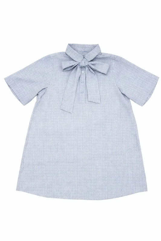 Fiona 2/4 Short Dress Exp Blue Fog (10352897) Women