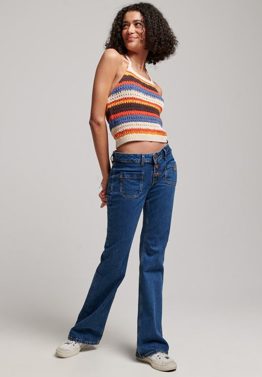 Superdry & Co SUPERDRY Crochet Halter Top (SU221D2H7-T11) Women