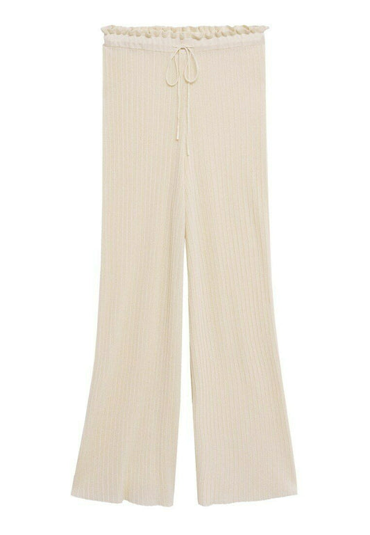 Pantalón palazzo plisado Women