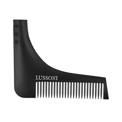 Lussoni BC 600 Barber Comb for Cutting and Styling Beard - Plastic