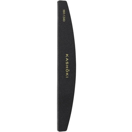 Kashoki Bridge Nail File Double-Sided Half Moon Nail File Grain for Natural Nails 180/240