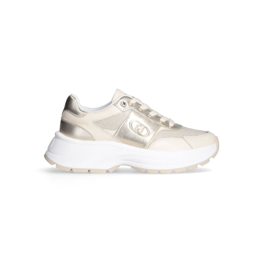 EVA 02 - SNEAKER CALF LEATHER/METAL Women