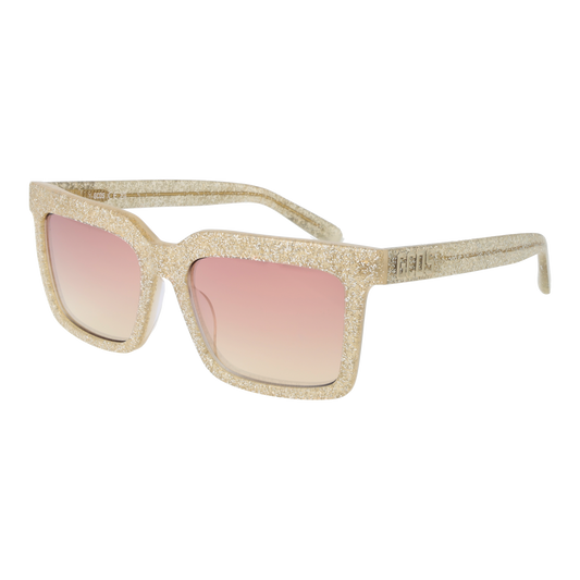 GCDS Rectangle Sunglasses Gold (25003468) Unisex