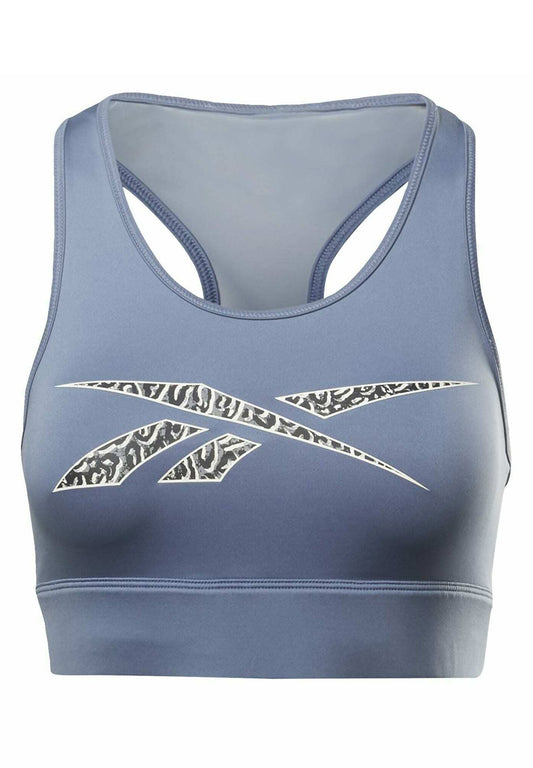 Modern Safari High-Neck Sports Bra Women
