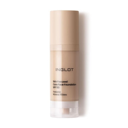 Inglot Skin Focused Care Face Foundation SPF 50+ 303 Porcelain Beige 30ml