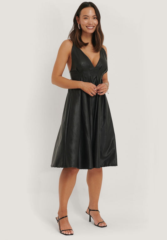 V-Förmiges Midikleid Women