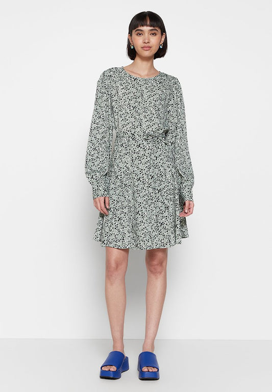 JDY SINDEL L/S BELT DRESS WVN LO Green (ZZO1W8W18-M00) Women