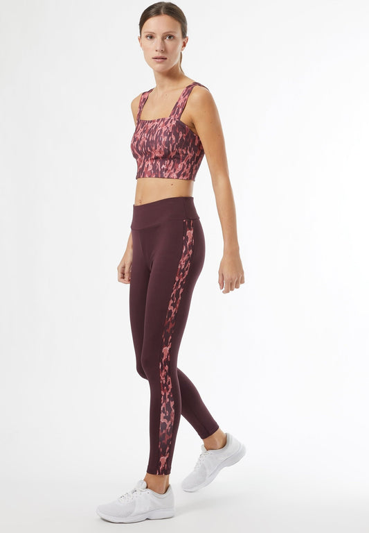 Dorothy Perkins Red Print Yoga Top Women