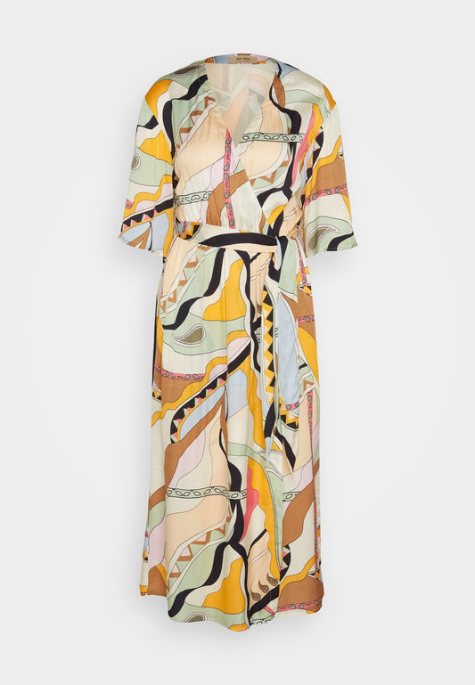 Mos Mosh MMKella Pictus Wrap Dress Light Green (MX921C04M-M11) Women