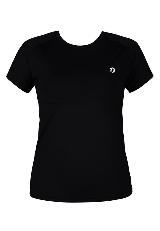 MOROTAI T Shirt Performance Small Logo Black (MOG41D015-Q11) Women