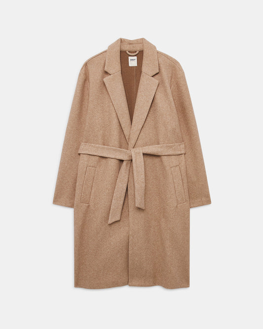 ONLY Coat Light Brown (18A186C12) Women
