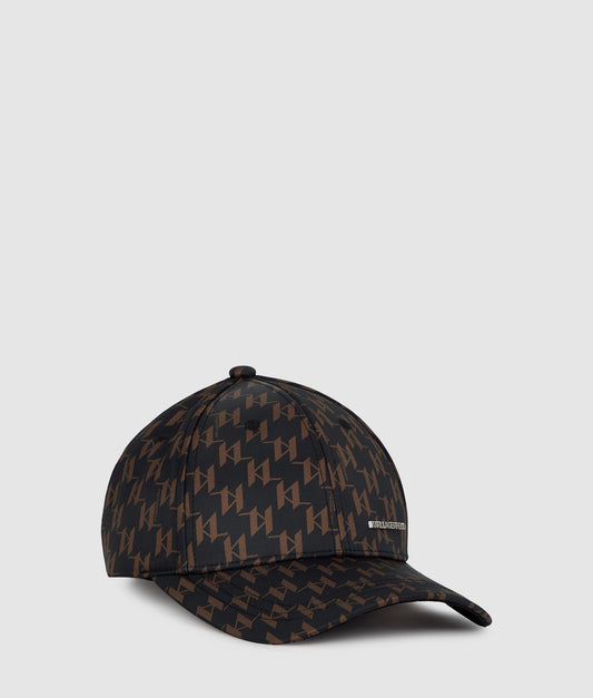 Karl Lagerfeld K/Essential Monogram Cap Black-Brown (B1M330701FH) Men