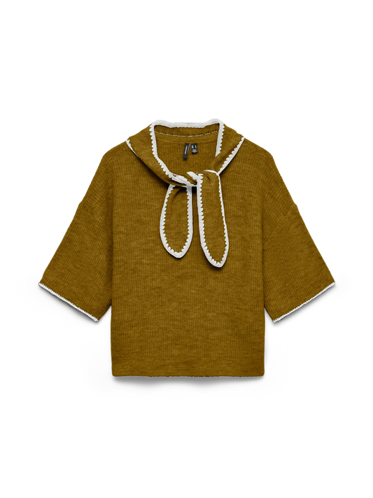Anna Short Sleeve Scarf Pullover Exp Willow (10350556) Women