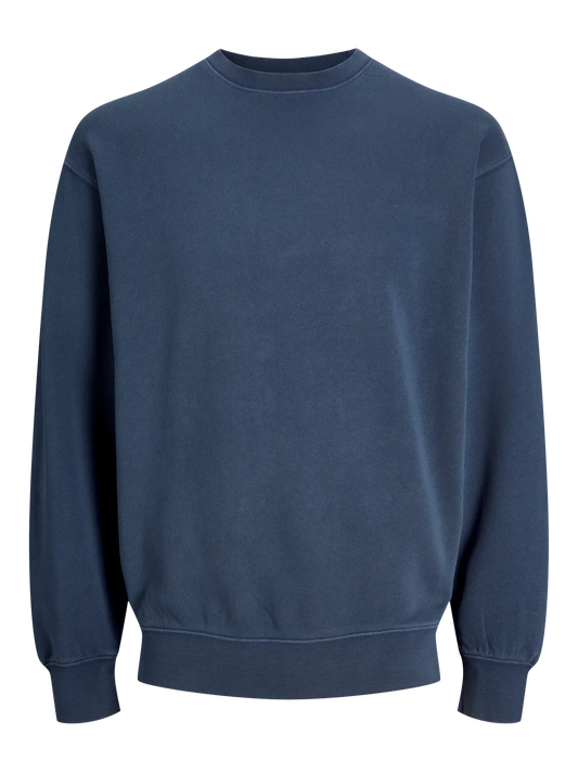 Echarge Faded Sweat Crew Neck Mood Indigo (12268273) Men