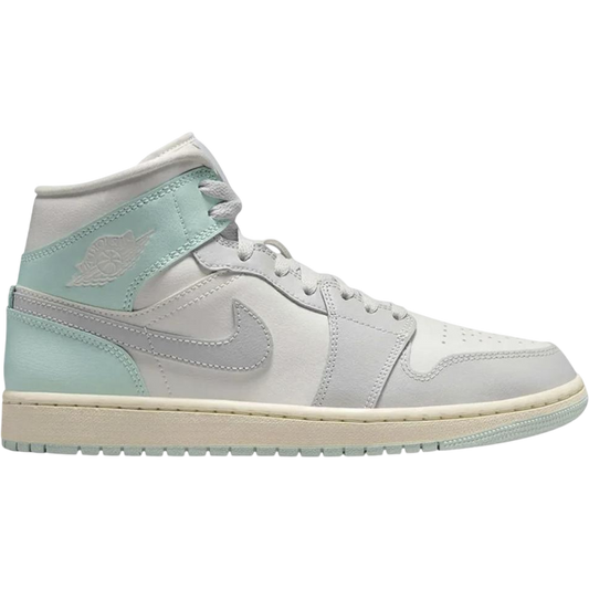 Jordan 1 Mid Football Grey Igloo  Women